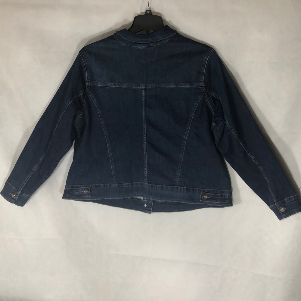 NWT = CHAPS JEANS JACKET, Size 2X . - Picture 3 of 8